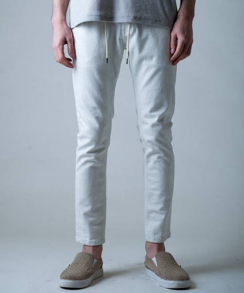 Buffalo Bobs（バッファローボブズ）の「FRISCO(フリスコ)ストレッチ スキニー デニム　イージーパンツ（デニムパンツ・メンズ・ホワイト/ブルー/サックスブルー・1/S/2/M/3/L）」の11枚目の写真