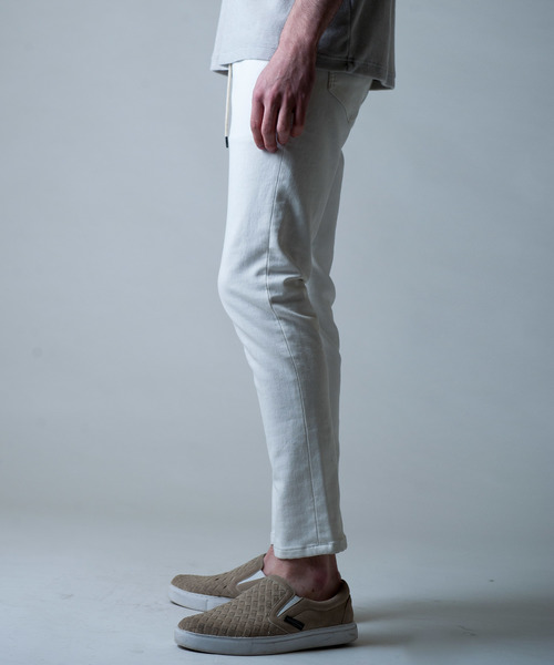 Buffalo Bobs（バッファローボブズ）の「FRISCO(フリスコ)ストレッチ スキニー デニム　イージーパンツ（デニムパンツ・メンズ・ホワイト/ブルー/サックスブルー・1/S/2/M/3/L）」の15枚目の写真