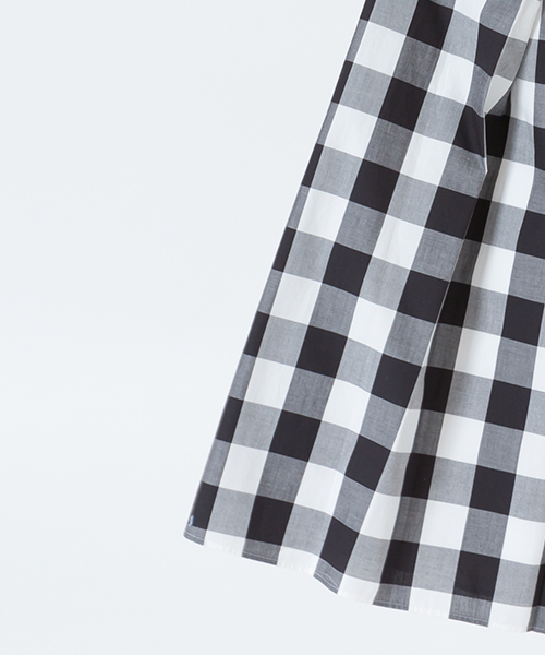 セール】【VERY5月号掲載アイテム】コットンギンガムチェック前ボタン  