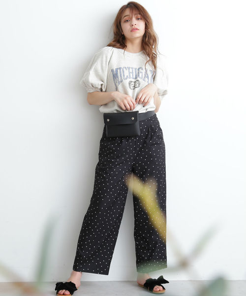 FREE'S MART（フリーズマート）の「パフスリーブカットオフスウェット（スウェット・レディース・グレー/ホワイト/ネイビー・FREE）」の9枚目の写真