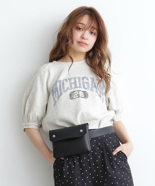 FREE'S MART（フリーズマート）の「パフスリーブカットオフスウェット（スウェット・レディース・グレー/ホワイト/ネイビー・FREE）」の10枚目の写真