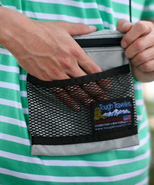 Tough Traveler（タフトラベラー）の「2018SS【Tough Traveler / タフトラベラー】Large Pouch with Mesh Pocket（ショルダーバッグ・レディース・バーガンディー/レッド/イエロー/ロイヤルブルー/シルバー/カーキブラウン/ブラック/オリーブ・FREE）」の18枚目の写真