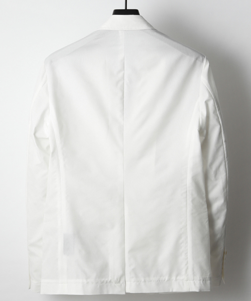junhashimoto（ジュンハシモト）の「AIR DOTS EASY JACKET（テーラードジャケット・メンズ・ホワイト/ネイビー・2/4/3/5）」の14枚目の写真