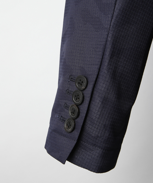 junhashimoto（ジュンハシモト）の「AIR DOTS EASY JACKET（テーラードジャケット・メンズ・ホワイト/ネイビー・2/4/3/5）」の12枚目の写真