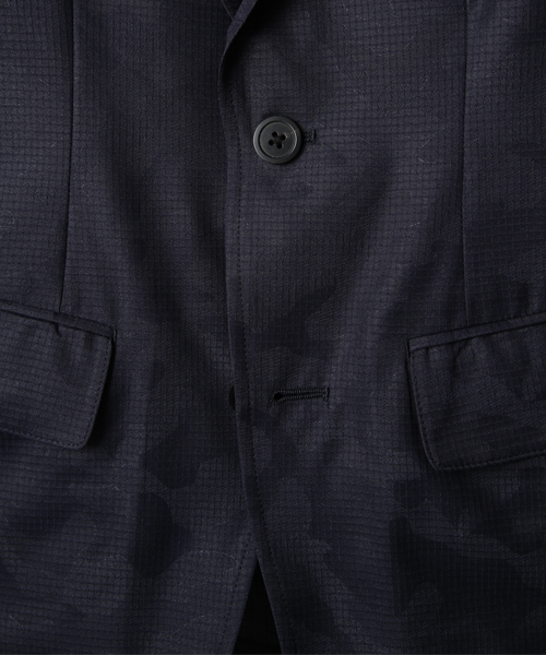 junhashimoto（ジュンハシモト）の「AIR DOTS EASY JACKET（テーラードジャケット・メンズ・ホワイト/ネイビー・2/4/3/5）」の10枚目の写真