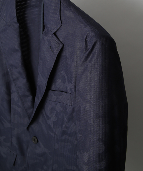 junhashimoto（ジュンハシモト）の「AIR DOTS EASY JACKET（テーラードジャケット・メンズ・ホワイト/ネイビー・2/4/3/5）」の8枚目の写真