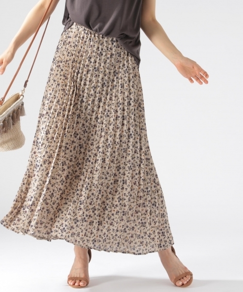 BAYFLOW(ベイフロー)の「BAYFLOW/ハナガラプリーツスカート 18SS(スカート・レディース・その他2/その他3/その他1・SMALL/MEDIUM)」の2枚目の写真