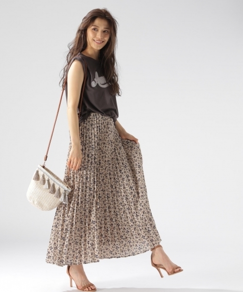 BAYFLOW(ベイフロー)の「BAYFLOW/ハナガラプリーツスカート 18SS(スカート・レディース・その他2/その他3/その他1・SMALL/MEDIUM)」の5枚目の写真