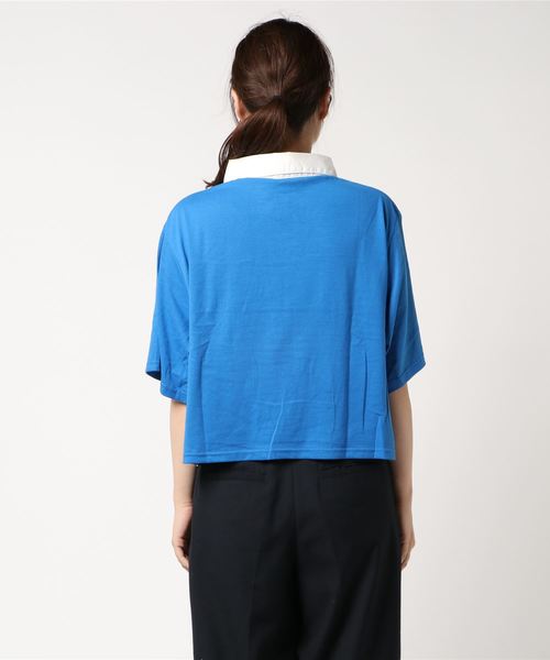 WEGO（ウィゴー）の「WEGO/ロゴプリントラガーTシャツ（Tシャツ/カットソー・レディース・レッド/ブラック/グリーン/ブルー・FREE）」の11枚目の写真