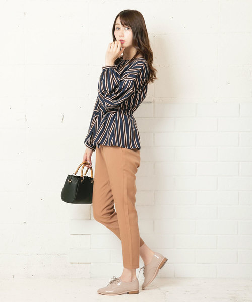 KOBE LETTUCE（コウベレタス）の「アーモンドトゥオックスフォードマニッシュシューズ＊レディース/ローファー[I1631]神戸レタス（その他シューズ・レディース・ブラック/ブラック系その他/ベージュ系その他/キャメル・LL/M/L/S）」の13枚目の写真