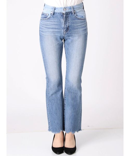 EVRIS(エヴリス)の「ブーツカットデニムパンツ(デニムパンツ・レディース・インディゴブルー/ブルー・SMALL/MEDIUM)」の14枚目の写真