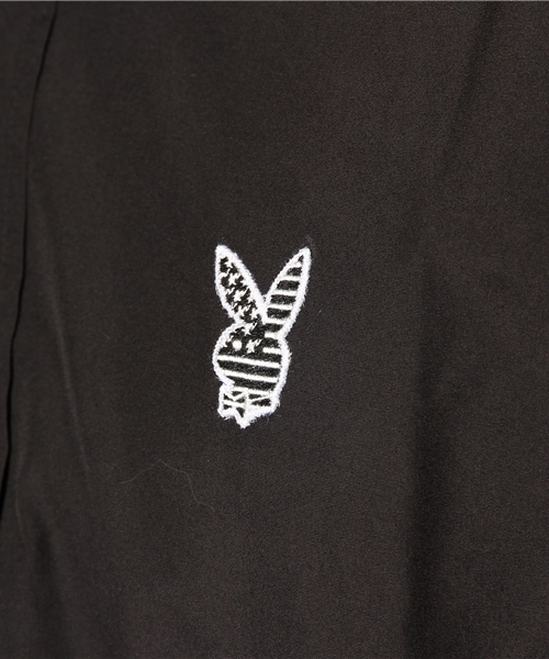 A BATHING APE(アベイシングエイプ)の「PLAYBOY SHIRT(シャツ/ブラウス・メンズ・ホワイト/ブラック・SMALL/MEDIUM/LARGE/X-LARGE/XX-LARGE)」の6枚目の写真