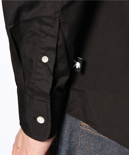 A BATHING APE(アベイシングエイプ)の「PLAYBOY SHIRT(シャツ/ブラウス・メンズ・ホワイト/ブラック・SMALL/MEDIUM/LARGE/X-LARGE/XX-LARGE)」の7枚目の写真