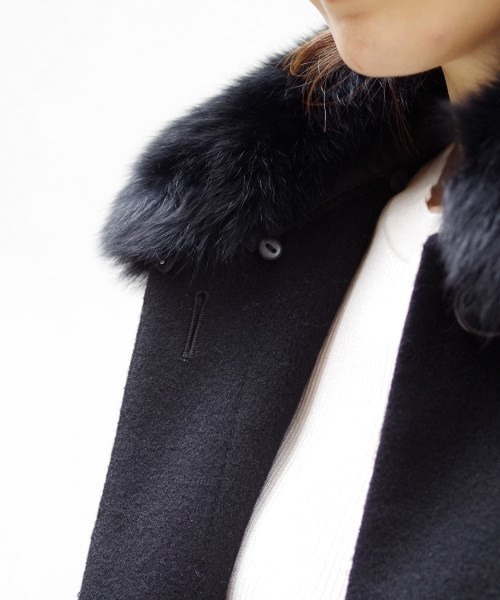 NARACAMICIE（ナラカミーチェ）の「フォックスファー付ウールロング