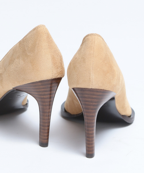 Abahouse Devinette(ドゥヴィネット)の「ワイドコバスエードパンプス(パンプス・レディース・ベージュ・38/36/37)」の7枚目の写真