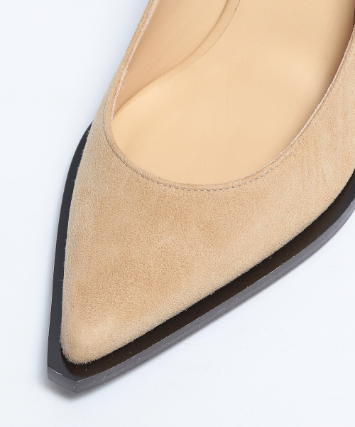 Abahouse Devinette(ドゥヴィネット)の「ワイドコバスエードパンプス(パンプス・レディース・ベージュ・38/36/37)」の8枚目の写真