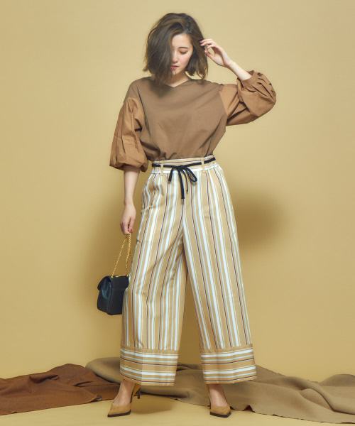 Abahouse Devinette(ドゥヴィネット)の「ワイドコバスエードパンプス(パンプス・レディース・ベージュ・38/36/37)」の19枚目の写真