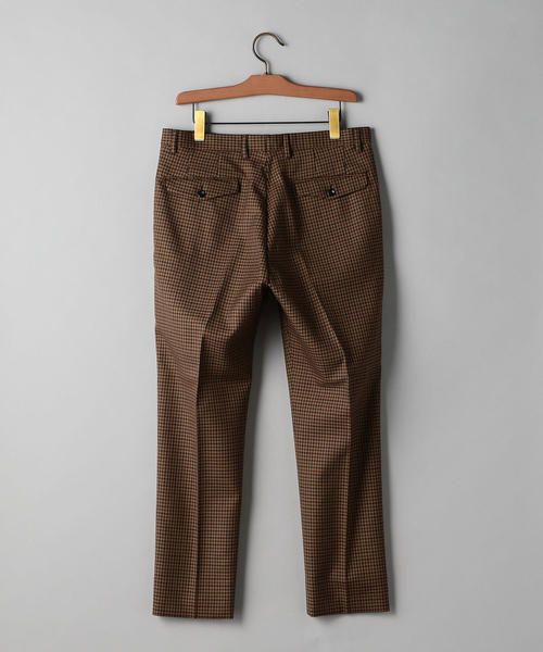 BY ガンクラブチェック 1P ルーズパンツ ◆ BEAUTY&YOUTH UNITED ARROWS（ビューティーアンドユース