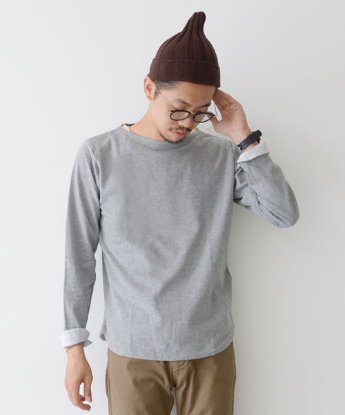 URBAN RESEARCH DOORS MENS(アーバンリサーチ ドアーズ メンズ)の「FORK&SPOON Marine Boat Neck(Tシャツ/カットソー・メンズ・ネイビー/オリーブ/トップグレー/ボルドー/ホワイト/イエロー・38/40/36)」の3枚目の写真