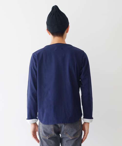 URBAN RESEARCH DOORS MENS(アーバンリサーチ ドアーズ メンズ)の「FORK&SPOON Marine Boat Neck(Tシャツ/カットソー・メンズ・ネイビー/オリーブ/トップグレー/ボルドー/ホワイト/イエロー・38/40/36)」の9枚目の写真