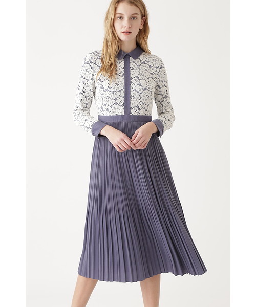 JILL STUART（ジルスチュアート）の「◆アニー襟付ワンピース（ワンピース・レディース・ピンク/ブルー・0/2/4）」の2枚目の写真