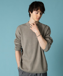 STUDIOUS | 【先行予約】プレミアム畔編みクルーネックニット(ニット/セーター)