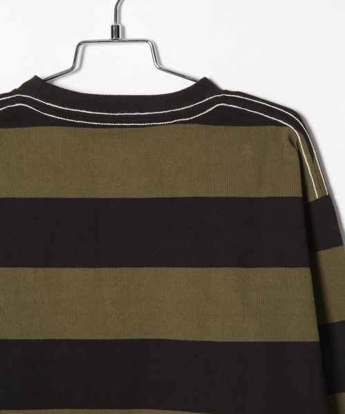 IN THE HOUSE（インザハウス）の「ジュニア【IN THE HOUSE】ボーダーＴ/824454（Tシャツ/カットソー・キッズ・ホワイト/ブラック・MEDIUM/LARGE）」の8枚目の写真