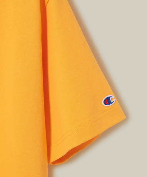 Champion(チャンピオン)の「【Champion】別注 ロゴプリントTシャツ(Tシャツ/カットソー・メンズ・ホワイト/ホワイト系その他/ブラック/ブラック系その他/イエロー/イエロー系その他・M/L/LL)」の10枚目の写真