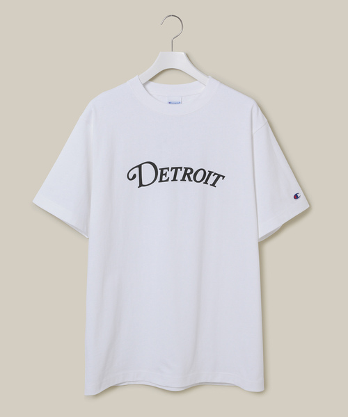 Champion(チャンピオン)の「【Champion】別注 ロゴプリントTシャツ(Tシャツ/カットソー・メンズ・ホワイト/ホワイト系その他/ブラック/ブラック系その他/イエロー/イエロー系その他・M/L/LL)」の17枚目の写真