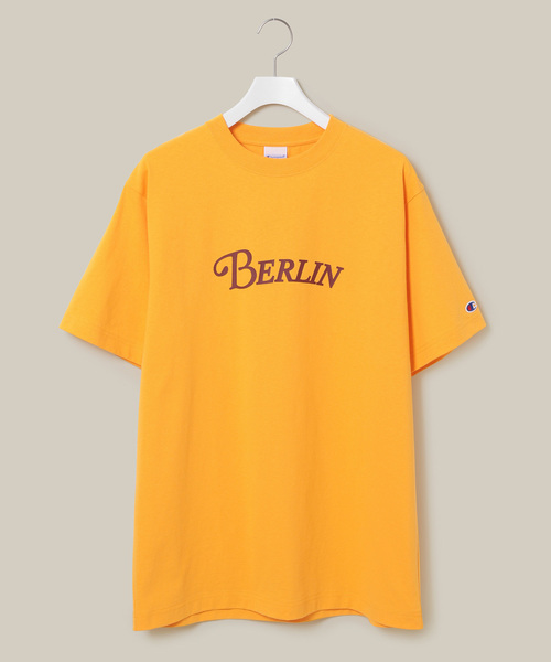 Champion(チャンピオン)の「【Champion】別注 ロゴプリントTシャツ(Tシャツ/カットソー・メンズ・ホワイト/ホワイト系その他/ブラック/ブラック系その他/イエロー/イエロー系その他・M/L/LL)」の21枚目の写真