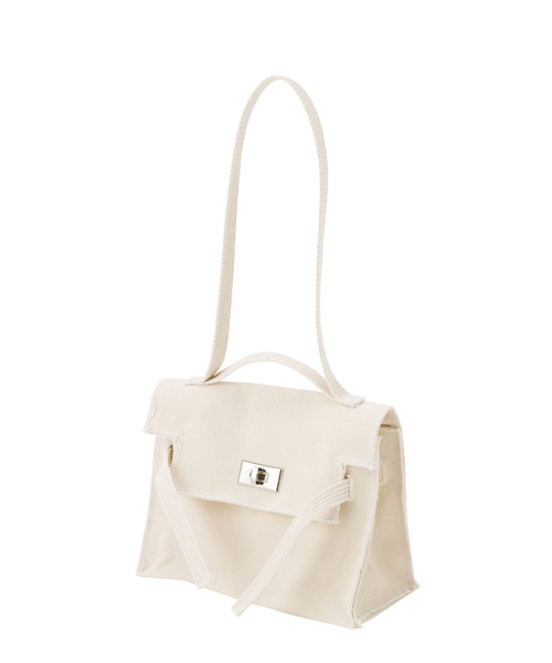 SEA(シー)の「キャンバス パロディーバッグ K/S(ショルダーバッグ・レディース・ナチュラル・ONE SIZE)」の3枚目の写真
