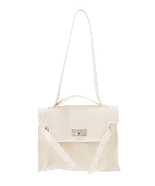 SEA(シー)の「キャンバス パロディーバッグ K/S(ショルダーバッグ・レディース・ナチュラル・ONE SIZE)」の4枚目の写真