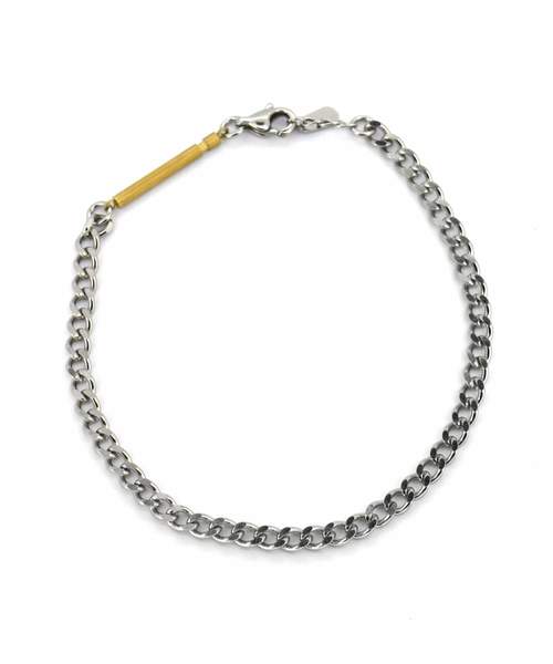 LION HEART（ライオンハート）の「【限定展開】LH-1 slenderyチェーンアンクレット/サージカルステンレス316L（金属アレルギー対応）（アンクレット・メンズ・ブラック/シルバー/イエローゴールド・ONE SIZE）」の8枚目の写真