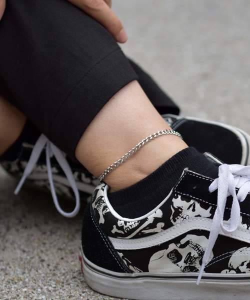 LION HEART（ライオンハート）の「【限定展開】LH-1 slenderyチェーンアンクレット/サージカルステンレス316L（金属アレルギー対応）（アンクレット・メンズ・ブラック/シルバー/イエローゴールド・ONE SIZE）」の11枚目の写真