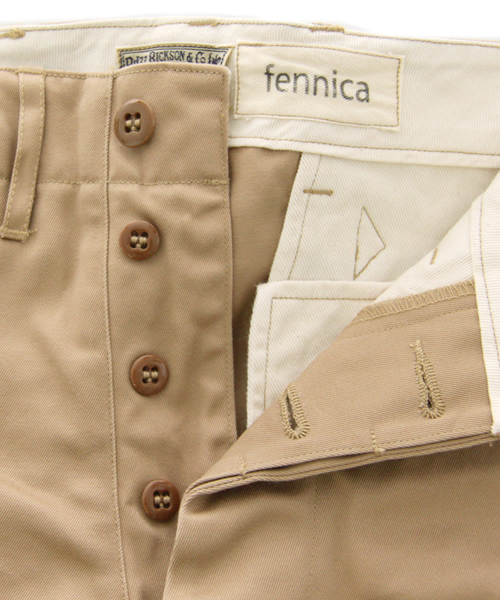 fennica(フェニカ)の「<Women's>BUZZ RICKSON'S×fennica / Fennica Khakis new(チノパンツ・レディース・カーキ・26/27/25)」の6枚目の写真