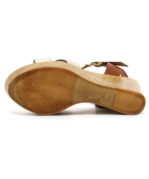 ROSE BUD(ローズバッド)の「13-52 446E CROSS FRONT WEDGE SANDAL(サンダル・レディース・ブラウン/ダークブラウン・36/38/37/39/35)」の8枚目の写真