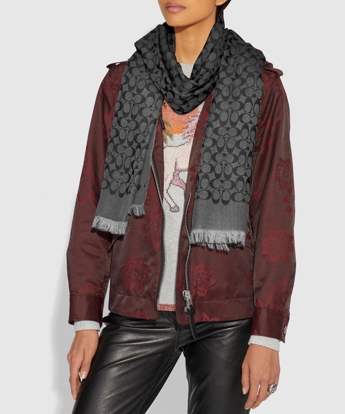 COACH（コーチ）の「シグネチャー バイカラー ストール（ストール  