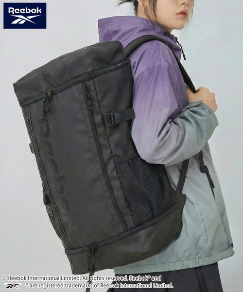 Reebok(リーボック)の「【Reebok/リ-ボック】 ボックスリュック バックパック 28.5L A4サイズ収納可 リフレクターテープ付き(バックパック/リュック・メンズ・ブラック/ブラック×ホワイト/ブラック×ブルー/ブラック系その他/ブラック系2/ブラック系1/ブラック系3/ブラック系4・FREE)」の8枚目の写真