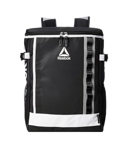 Reebok(リーボック)の「【Reebok/リ-ボック】 ボックスリュック バックパック 28.5L A4サイズ収納可 リフレクターテープ付き(バックパック/リュック・メンズ・ブラック/ブラック×ホワイト/ブラック×ブルー/ブラック系その他/ブラック系2/ブラック系1/ブラック系3/ブラック系4・FREE)」の3枚目の写真
