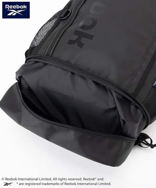 Reebok(リーボック)の「【Reebok/リ-ボック】 ボックスリュック バックパック 28.5L A4サイズ収納可 リフレクターテープ付き(バックパック/リュック・メンズ・ブラック/ブラック×ホワイト/ブラック×ブルー/ブラック系その他/ブラック系2/ブラック系1/ブラック系3/ブラック系4・FREE)」の11枚目の写真