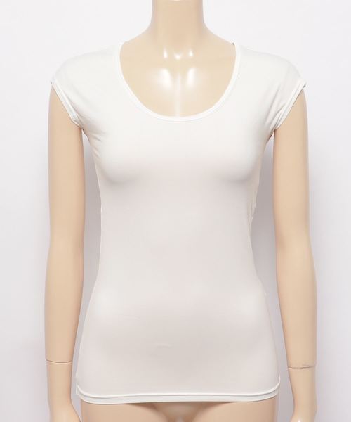 Ryuna リュウナ の Ryuna リュウナ 氷爽 ヒョウソウ 持続性涼感 インナー レディース フレンチスリーブ タンクトップ Wear