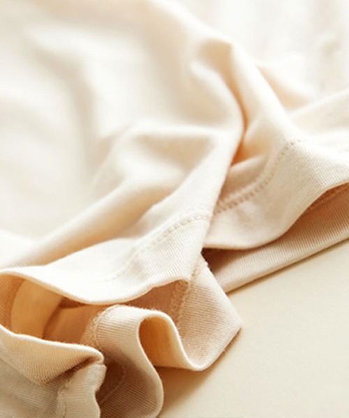 Lace Ladies（レースレディース）の「カップ付き長袖Tシャツトップスインナー（Tシャツ/カットソー・レディース・グレー/ホワイト/ベージュ/ブラック・S/L/XL/M/XXL）」の9枚目の写真