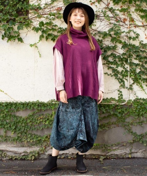 チャイハネ（チャイハネ）の「【チャイハネ】星座プリント変形バルーンスカート（スカート・レディース・ホワイト/ブルー/マスタード・FREE）」の10枚目の写真