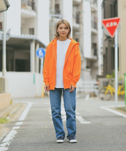 United Athle(ユナイテッドアスレ)の「United Athle 10.0オンス スウェット フルジップ パーカ【5213】(パーカー・メンズ・オレンジ/ブラック/チャコールグレー/霜降りグレー/グリーン/バーガンディー/ロイヤルブルー/ナチュラル・M/L/S/XL)」の15枚目の写真
