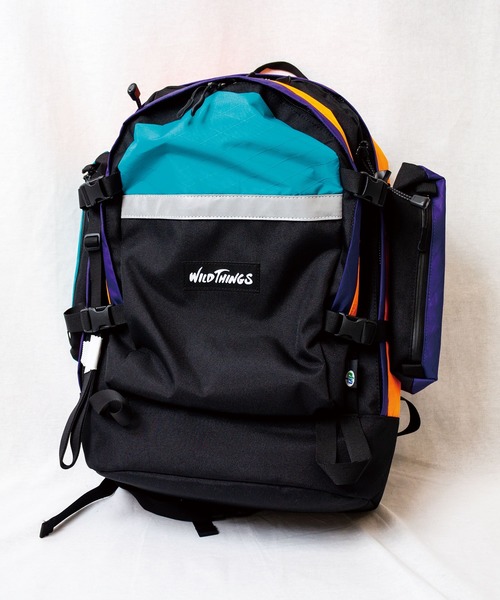 WILD THINGS(ワイルドシングス)の「【WILD THINGS/ワイルドシングス】X-PACナイロンリュック / WT-380-1205(バックパック/リュック・メンズ・ブラック/カーキ/ベージュ/マルチ/ホワイト・FREE)」の5枚目の写真