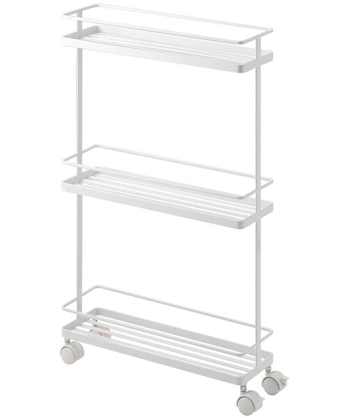 212 KITCHEN STORE(トゥワントゥキッチンストア)の「スリムキッチンワゴン BK 山崎実業 <tower タワー>(ダストボックス・レディース・その他・00)」の2枚目の写真