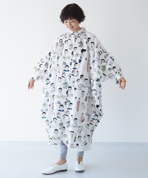 Fillil（フィリル）の「配色ドット刺繍 前開きワンピース（ワンピース 