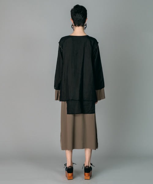 NON TOKYO（ノントーキョー）の「2020秋冬 MUSLIN TOP DRESS 