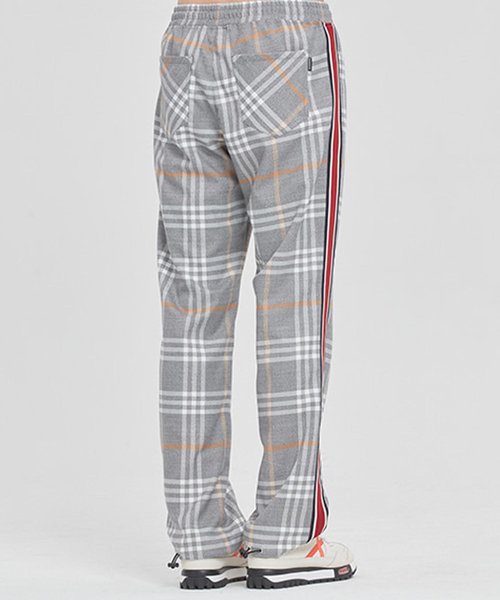 ROMANTIC CROWN（ロマンティッククラウン）の「『ROMANTIC CROWN』サイドラインチェックパンツ（その他パンツ・メンズ・ベージュ/グレー・MEDIUM/LARGE）」の3枚目の写真