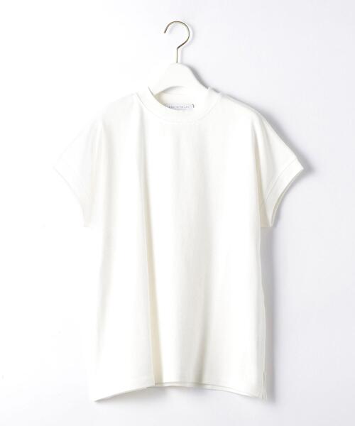 UNITED ARROWS LTD. OUTLET(ユナイテッドアローズアウトレット)の「<A DAY IN THE LIFE> オーガニックコットン ハイネック フレンチスリーブT(Tシャツ/カットソー・レディース・オレンジ/パープル/ダークグレー/オフホワイト/ナチュラル・FREE)」の2枚目の写真